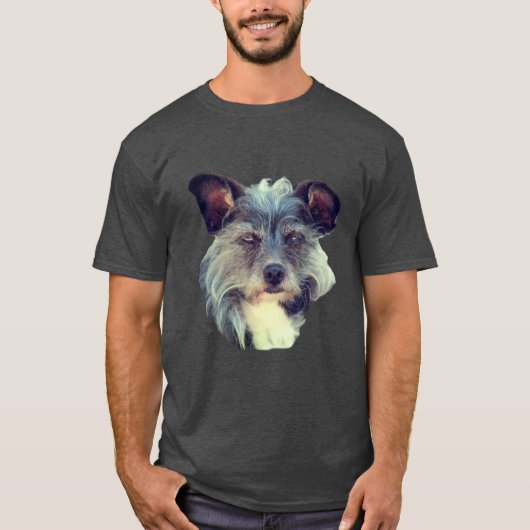T-shirt Terrier Mixte Breed Cute Dog (Devant)