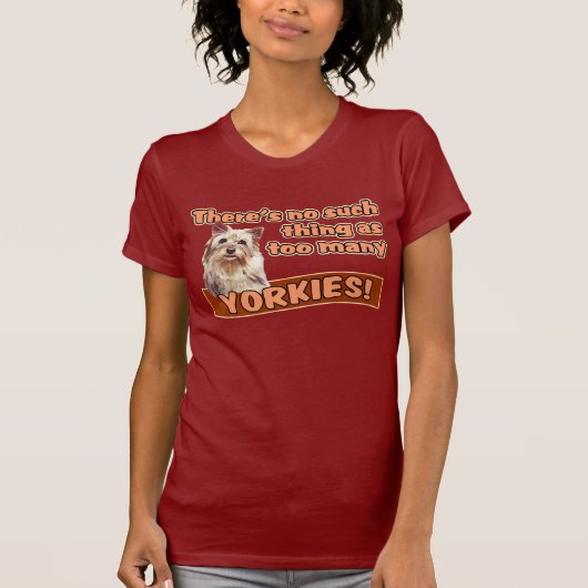 T-SHIRT TERRIERS DE YORKSHIRE (Devant)