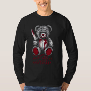 T-shirt Terrifiant Teddy Éffrayant Plush Horreur Teddy Bea