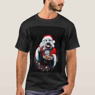 T-shirt Terrifier Père Noël Horreur Fan Art 2 lait et co