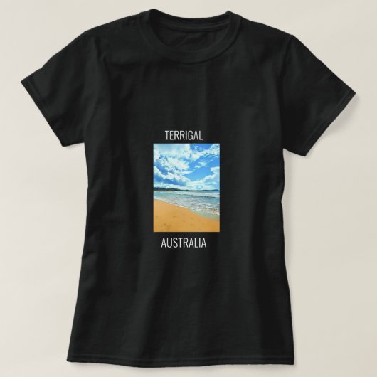 T-shirt Terrigal Central Coast NSW Australie (Design devant)