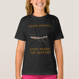 T-shirt Territoire de Caroline du Sud Insecte La Mantide