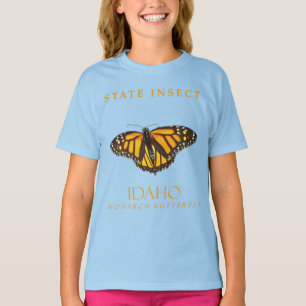 T-shirt Territoire de l'Idaho Insecte Le Monarque