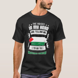T-shirt Territoire Palestinien Dans Ma Tête