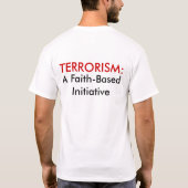 T-shirt Terrorisme-Foi-Baser-Initiative (Dos)