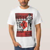 T-shirt terry fox, canadien, (Devant)