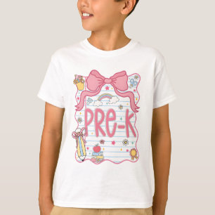 T-shirt terug naar school, peuter eerste schooldag