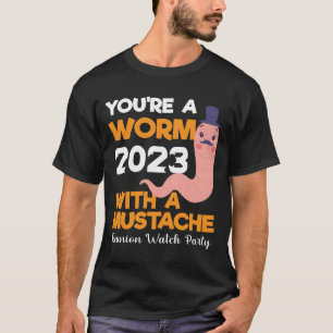 T-shirt T'es un ver avec une moustache James Tom Aria'T-Sh