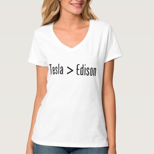 T-shirt Tesla > Edison (Devant)