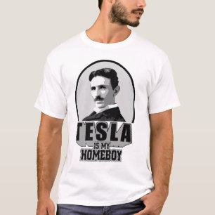 T-shirt Tesla est mon Homeboy