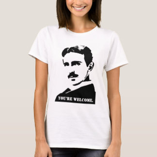 T-shirt Tesla (Tu es la bienvenue)