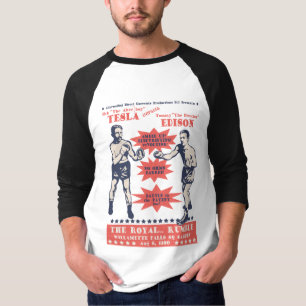 T-shirt Tesla v. Edison