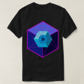T-shirt Tesseract 4D Hypercube  (Design devant)