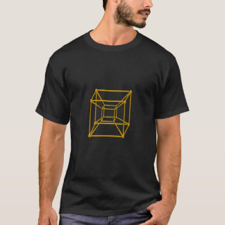 T-shirt Tesseract, hypercube 4D, hypercube