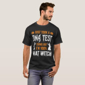 T-shirt Test ADN Sorcière drôle d'Halloween Graphique (Devant entier)