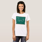 T-shirt Test Chalkboard School (Devant entier)