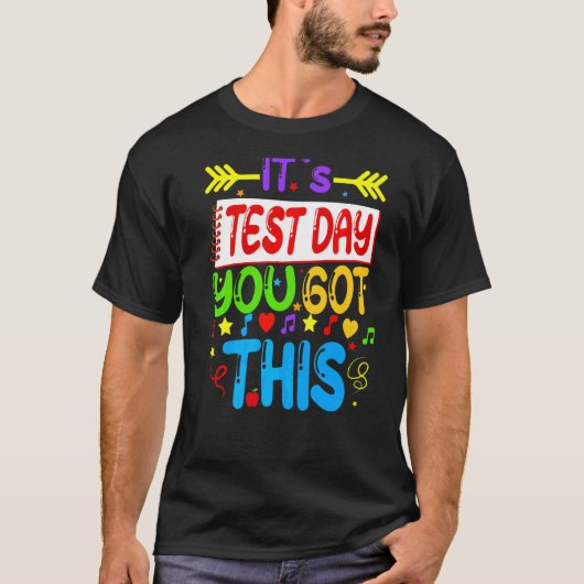 T-shirt Test Day C'est Test Day Vous avez ce professeur St (Devant)