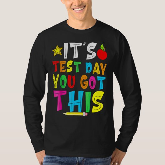 T-shirt Test Day C'est Test Day Vous avez ce professeur St (Devant)