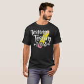 T-shirt Test Day Funny Professeur d'école Professeur J (Devant entier)
