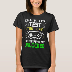 T-shirt Test Day Rock The Test Teacher Test Day Rainbow