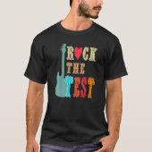 T-shirt Test Day Rock The Test Teacher Test Teacher Day Te (Devant)
