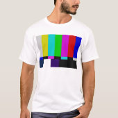 T-shirt test de couleur des barres TV (Devant)