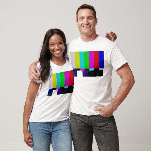 T-shirt test de couleur des barres TV (Unisexe)