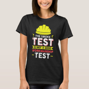 T-shirt Test de fumée d'un collègue et d'un confrère élect