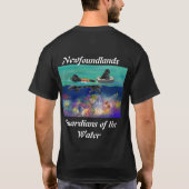 T-shirt Test d'eau noir newf 2024T-Shirt (Dos)
