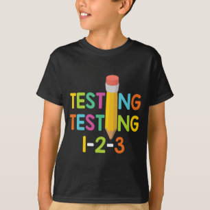 T-shirt Test d'examen d'enseignant de jour 1-2-3