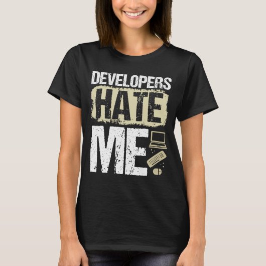 T-shirt Test d'ingénierie de qualité (Devant)