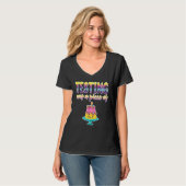 T-shirt Test Est Un Morceau De Gâteau (Devant entier)