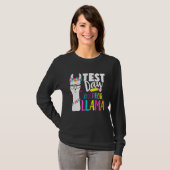T-shirt Test Jour de test No Prob Llama Professeur Profess (Devant entier)
