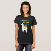 T-shirt Test Jour No Prob Llama Test d'examen enseignant (Devant entier)