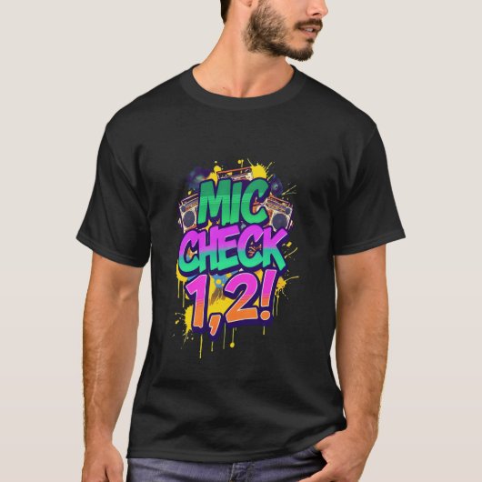 T-shirt Test micro 1, 2 ! (Devant)