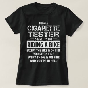 T-shirt Tester de cigarettes
