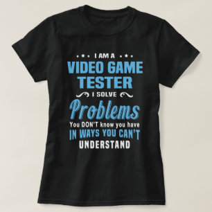 T-shirt Tester de jeu vidéo