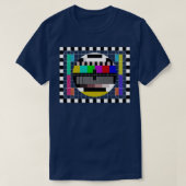 T-shirt Tester la carte motif Tester l'image TV (Design devant)