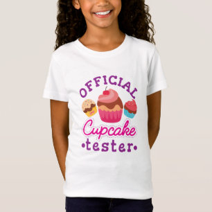 T-Shirt Tester officiel de cupcake