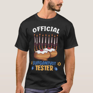 T-shirt Tester Sufganiyot officiel Funny Hanoukka