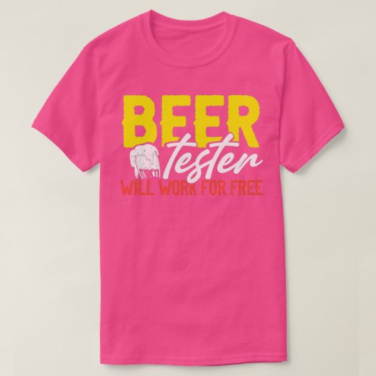 T-shirt Testeur de bière (Design devant)