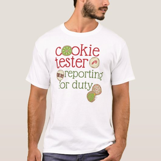 T-shirt testeur de cookies (Devant)