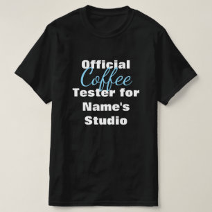 T-shirt Testeur officiel drôle nom personnalisé & studio