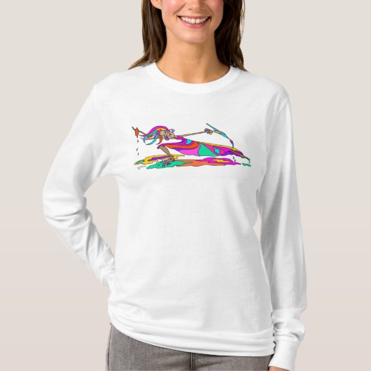 T-shirt Tête à manches longues avec Dancer (Devant)