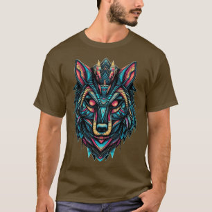 T-shirt Tête Abstraite géométrique 1