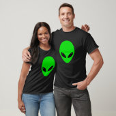 T-shirt Tête Alien verte (Unisexe)