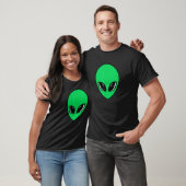 T-shirt Tête Alien verte (Unisexe)