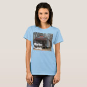 T-shirt Tête blanche à brûler à la poubelle (Devant entier)