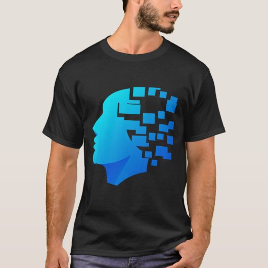 T-shirt tête bleue (Devant)