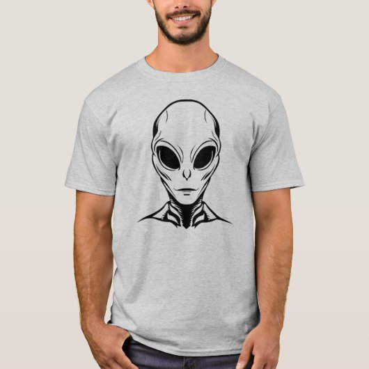 T-shirt Tête d'Alien (Devant)